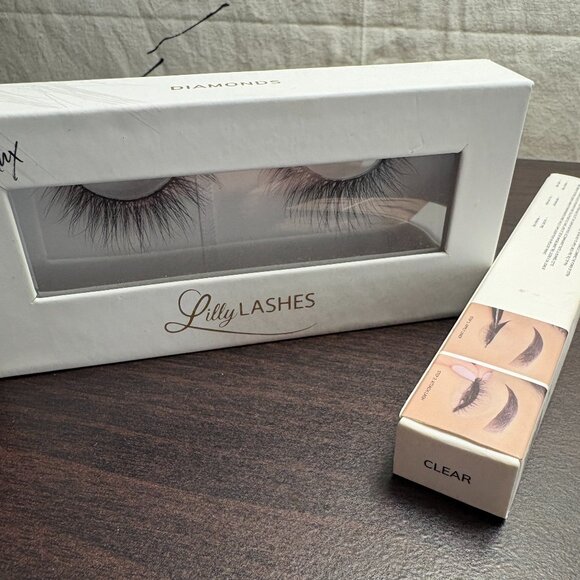 Lilly Lashes Faux Mink (Diamond) & Clear Power Liner - Picture 8 of 9